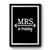 Mrs In Training Premium Poster