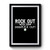 Rock Out With Your Shamroock Out St. Patrick's Day Premium Poster