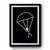 Stick Man Skydiving 1 Premium Poster