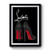 Women Lady High Heels Premium Poster