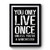 Yolo You Only Live Once Unless You're A Winchester Supernatural Premium Poster