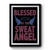 Blessed By The Sweat Angel Premium Poster