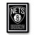 Brooklyn Nets Black Primary Logo Premium Poster Brooklyn Nets Black Primary Logo Premium Poster