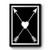 Crossed Arrows Through Heart Native Friendship Love Premium Poster