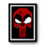 Distressed Punisher Skull Crossover Logo Premium Poster