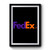 Fedex Logo With Purple And Orange Color Premium Poster