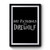 Harry Potter & Game Of Thrones My Patronus Is A Direwolf Premium Poster