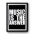 Music Is The Answer Premium Poster