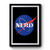 Nasa Space Nerd Parody Logo Premium Poster
