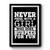 Never Mess With A Girl Who Does Burpees For Fun Premium Poster