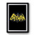 Retro Batman Logo Premium Poster