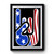 Rockin' Usa Hand American Flag Premium Poster