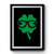 St Patrick's Day Shamrock Glass Premium Poster