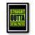 Straight Outta Softball Practice Premium Poster