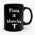 Pizza & Muscles Cheat Day Short Sleeve Tee Perfect For Cheat Day Ceramic Mug