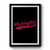 Washington Dc City Script Premium Poster