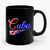 Political Cuba Flag Script Font Ceramic Mug