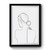 Black Line Woman Art Premium Poster
