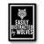 Easily Distracted By Wolves Premium Poster