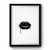Fashion Black Lips Premium Poster