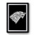 Floral Wolf Game Of Thrones Premium Poster
