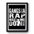 Gangsta Gangster Rap Made Me Do It Premium Poster