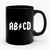 Rock And Roll Acdc Rock Band Funny Abcd Ceramic Mug