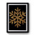 Leopard Print Snowflake Premium Poster