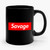 Savage Red Box Logo Ceramic Mug