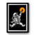 Slam Dunk Bitcoin Spaceman Basketball Premium Poster
