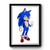 Sonic The Hedgehog's Pose 3 Premium Poster