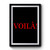 Voila Paris Cuisine Quote Premium Poster