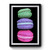 3 Macaroons French Cookie Premium Poster