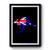 Australian Flag Kangaroo Premium Poster