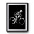 Bicycle Silhouette Premium Poster