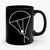 Stick Man Skydiving 2 Ceramic Mug