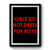 Girls Do Not Dress For Boys Premium Poster