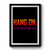 Hang On Overthink This Premium Poster