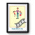 Happy Fathers Day With Daddy And Children Premium Poster