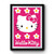 Hello Kitty Pink Background Premium Poster