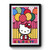 Hello Kitty With Balloons Premium Poster