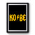 Kobe Art Logo Premium Poster
