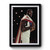 Lebron James With American Flag Premium Poster