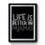 Life Is Better In Pajamas Premium Poster