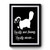 Luciby Not Bunny Premium Poster