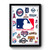 Major League Baseball Team Logos Premium Poster