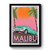Orlando Vintage Malibu Los Angeles Premium Poster