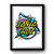 Santa Cruz Shark Dot Sticker Premium Poster