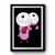 Scared Cartoon Eyes Courage The Cowardly Dog Eyes Premium Poster
