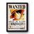Wanted Monkey D Luffy Premium Poster